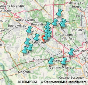 Mappa Via Meda, 20014 Nerviano MI, Italia (6.28875)