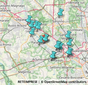 Mappa Via Meda, 20014 Nerviano MI, Italia (6.11444)