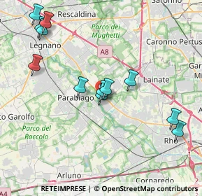 Mappa Via Meda, 20014 Nerviano MI, Italia (4.185)