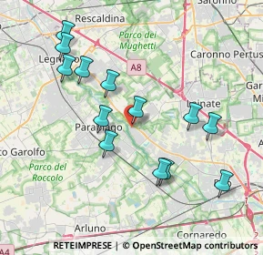 Mappa Via Meda, 20014 Nerviano MI, Italia (3.84154)