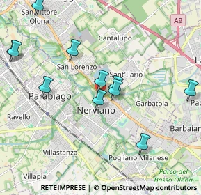 Mappa Via Meda, 20014 Nerviano MI, Italia (2.11)