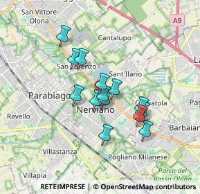 Mappa Via Meda, 20014 Nerviano MI, Italia (1.29857)