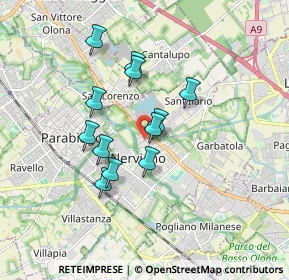 Mappa Via Meda, 20014 Nerviano MI, Italia (1.39583)
