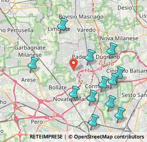 Mappa Via Pietro Borsieri, 20021 Bollate MI, Italia (4.4725)