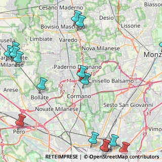 Mappa Via Giacomo Leopardi, 20037 Paderno Dugnano MI, Italia (6.60188)