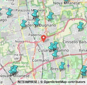 Mappa Via Giacomo Leopardi, 20037 Paderno Dugnano MI, Italia (3.06895)
