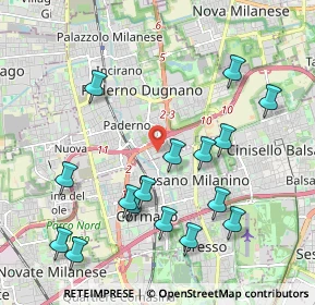Mappa Via Giacomo Leopardi, 20037 Paderno Dugnano MI, Italia (2.2025)