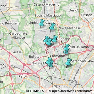 Mappa Via Salvo D'Acquisto, 20037 Paderno Dugnano MI, Italia (2.8)