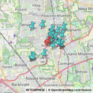 Mappa Via Salvo D'Acquisto, 20037 Paderno Dugnano MI, Italia (1.2005)