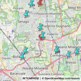 Mappa Via Salvo D'Acquisto, 20037 Paderno Dugnano MI, Italia (2.55636)