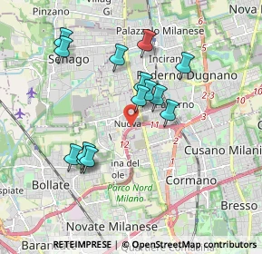 Mappa Via Salvo D'Acquisto, 20037 Paderno Dugnano MI, Italia (1.66714)