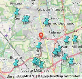 Mappa Via Salvo D'Acquisto, 20037 Paderno Dugnano MI, Italia (2.51813)