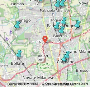 Mappa Via Salvo D'Acquisto, 20037 Paderno Dugnano MI, Italia (2.51636)