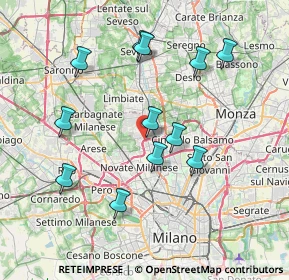 Mappa Via Salvo D'Acquisto, 20037 Paderno Dugnano MI, Italia (7.39833)