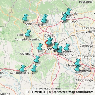 Mappa Via Monte Verena, 36100 Vicenza VI, Italia (15.422)