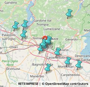 Mappa Tangenziale Ovest, 25128 Brescia BS, Italia (14.26692)