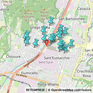 Mappa Tangenziale Ovest, 25128 Brescia BS, Italia (0.6845)