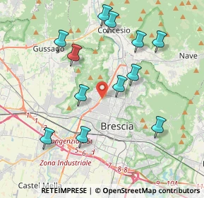 Mappa Tangenziale Ovest, 25128 Brescia BS, Italia (4.055)