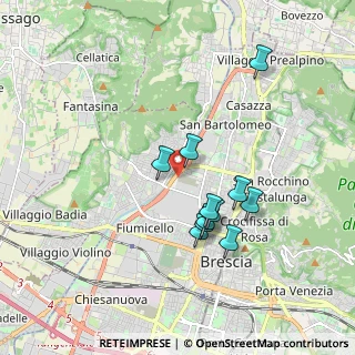 Mappa Tangenziale Ovest, 25128 Brescia BS, Italia (1.58909)