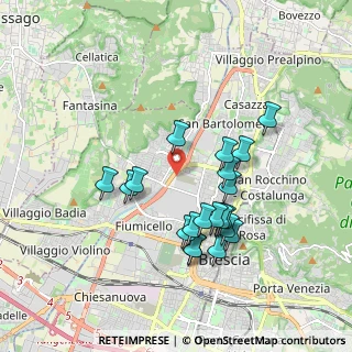 Mappa Tangenziale Ovest, 25128 Brescia BS, Italia (1.7095)