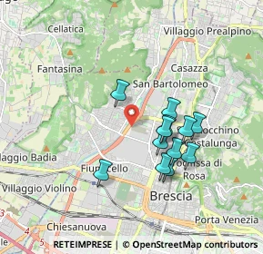 Mappa Tangenziale Ovest, 25128 Brescia BS, Italia (1.48)