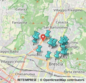 Mappa Tangenziale Ovest, 25128 Brescia BS, Italia (1.39938)