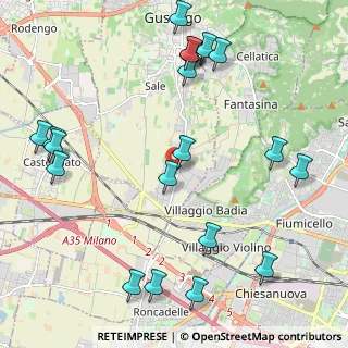 Mappa Via Mandolossa, 25064 Gussago BS, Italia (2.651)