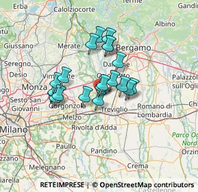 Mappa Via C. Mozzi, 24045 Fara Gera d'Adda BG, Italia (10.0845)