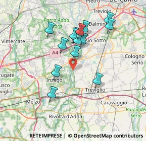 Mappa Via C. Mozzi, 24045 Fara Gera d'Adda BG, Italia (6.53714)
