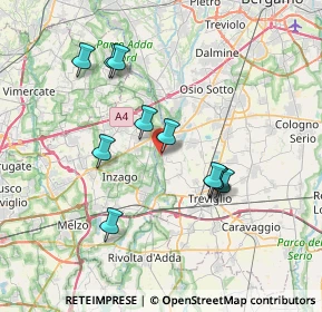 Mappa Via C. Mozzi, 24045 Fara Gera d'Adda BG, Italia (6.62909)