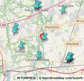 Mappa Via C. Mozzi, 24045 Fara Gera d'Adda BG, Italia (5.26857)