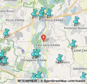 Mappa Via C. Mozzi, 24045 Fara Gera d'Adda BG, Italia (3.12471)