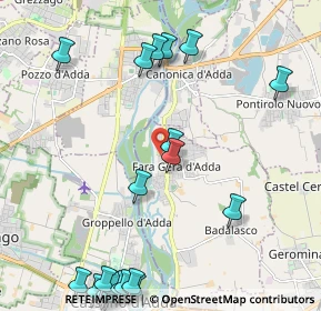 Mappa Via C. Mozzi, 24045 Fara Gera d'Adda BG, Italia (2.889)