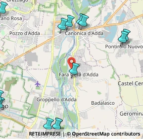 Mappa Via Carlo Alberto Mozzi, 24045 Fara Gera d'Adda BG, Italia (3.05308)