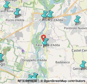 Mappa Via Carlo Alberto Mozzi, 24045 Fara Gera d'Adda BG, Italia (3.32)