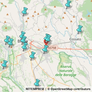 Mappa Via Guglielmo Marconi, 13856 Vigliano Biellese BI, Italia (5.19571)