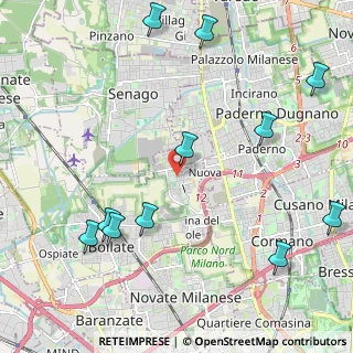 Mappa Via Stampa, 20021 Bollate MI, Italia (2.68455)
