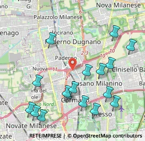 Mappa Via della Quercia, 20037 Paderno Dugnano MI, Italia (2.33412)
