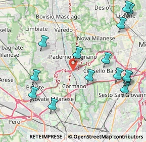 Mappa Via della Quercia, 20037 Paderno Dugnano MI, Italia (4.98857)