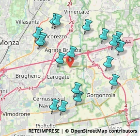 Mappa Via Cascina Seregna, 20867 Caponago MB, Italia (4.23)