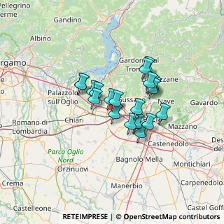 Mappa Via Vittorio Veneto, 25035 Ospitaletto BS, Italia (9.485)