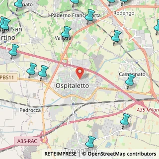 Mappa Via Vittorio Veneto, 25035 Ospitaletto BS, Italia (3.8565)