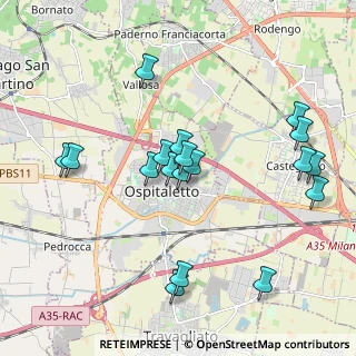 Mappa Via Vittorio Veneto, 25035 Ospitaletto BS, Italia (1.94556)