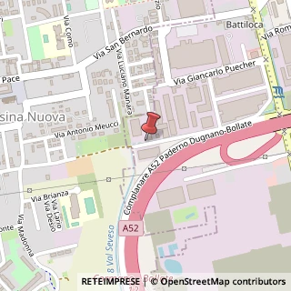 Mappa Via Salvo D'Acquisto, 50A, 20037 Paderno Dugnano, Milano (Lombardia)