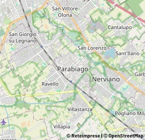 Mappa Parabiago MI, Italia (1.348)