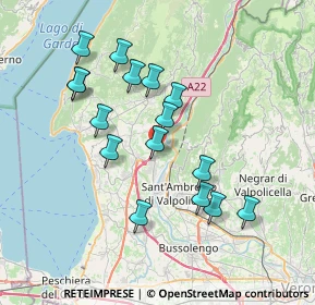 Mappa Rivoli Veronese, 37010 Rivoli Veronese VR, Italia (6.93688)