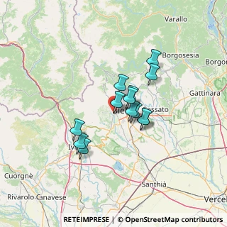 Mappa Via Repubblica, 13897 Occhieppo Inferiore BI, Italia (9.48615)