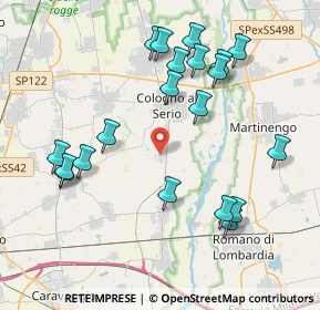 Mappa Via Piemonte, 24055 Cologno Al Serio BG, Italia (4.2585)