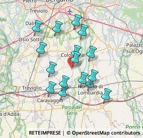 Mappa Via Piemonte, 24055 Cologno Al Serio BG, Italia (6.22625)