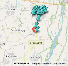Mappa Via Piemonte, 24055 Cologno Al Serio BG, Italia (1.953)